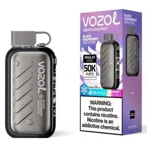 Vozol Gear Ice & Sweet 50000 Black Raspberry Smoothie Flavor - Vozol Latvia