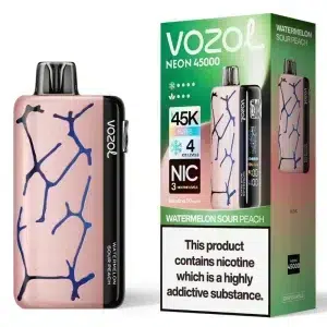 Vozol Neon 45000 Watermelon Sour Peach - Vozol Latvia